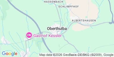 Karte Oberthulba