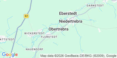 Karte Obertrebra