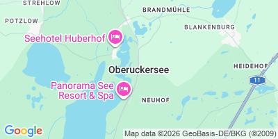 Karte Oberuckersee