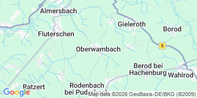 Karte Oberwambach