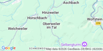 Karte Oberweiler im Tal
