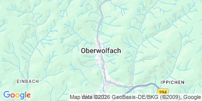 Karte Oberwolfach