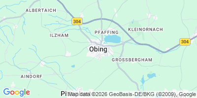 Karte Obing
