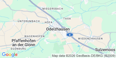 Karte Odelzhausen