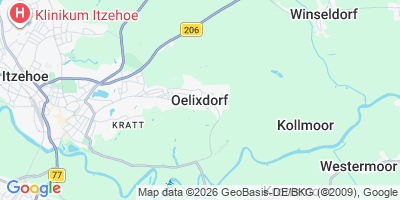Karte Oelixdorf