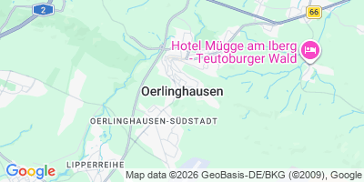 Karte Oerlinghausen