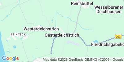 Karte Oesterdeichstrich