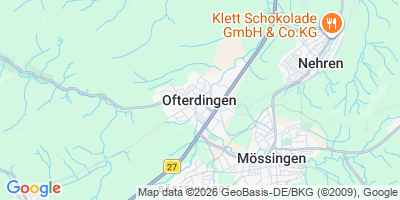 Karte Ofterdingen