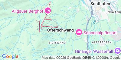 Karte Ofterschwang