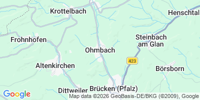 Karte Ohmbach