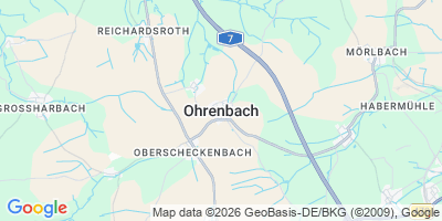 Karte Ohrenbach