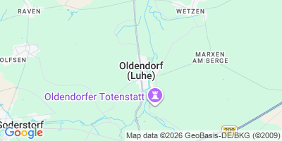 Karte Oldendorf (Luhe)