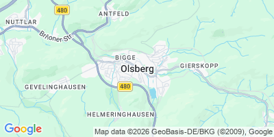 Karte Olsberg