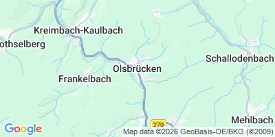 Karte Olsbrücken