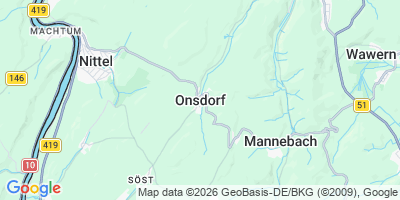 Karte Onsdorf
