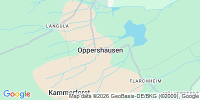 Karte Oppershausen