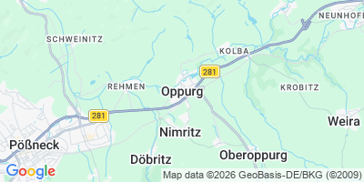 Karte Oppurg