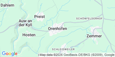 Karte Orenhofen