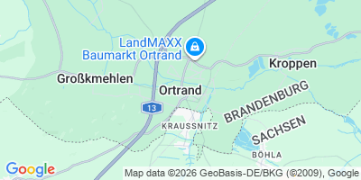 Karte Ortrand