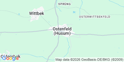 Karte Ostenfeld (Husum)