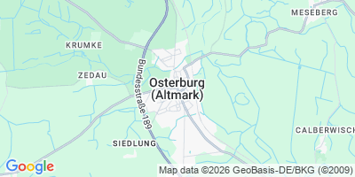 Karte Osterburg
