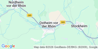 Karte Ostheim v.d.Rhön