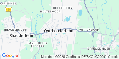 Karte Ostrhauderfehn