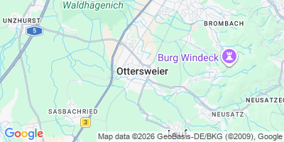 Karte Ottersweier