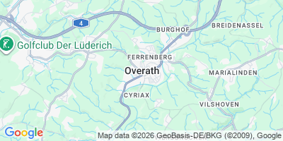 Karte Overath