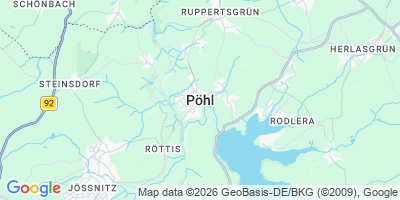 Karte Pöhl