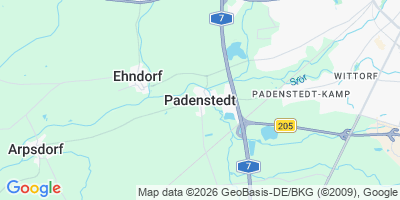 Karte Padenstedt