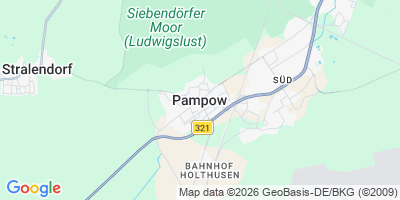 Karte Pampow
