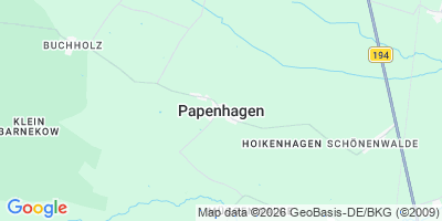 Karte Papenhagen