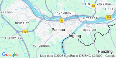Karte Passau