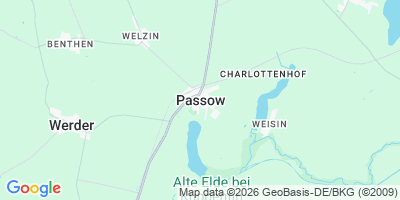 Karte Passow