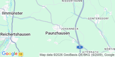 Karte Paunzhausen