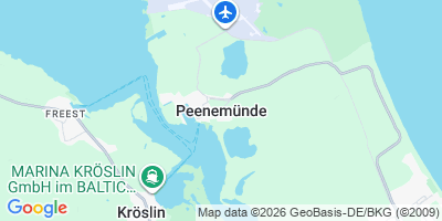 Karte Peenemünde