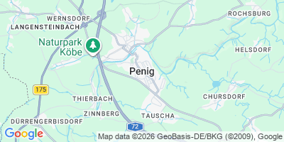 Karte Penig