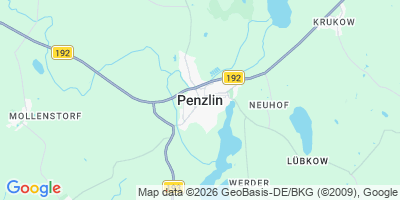 Karte Penzlin