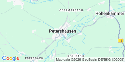 Karte Petershausen