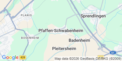 Karte Pfaffen-Schwabenheim