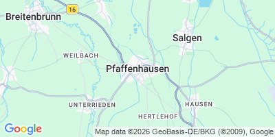 Karte Pfaffenhausen