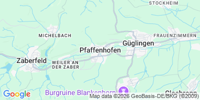 Karte Pfaffenhofen