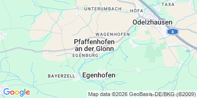 Karte Pfaffenhofen a.d.Glonn