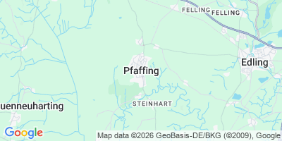 Karte Pfaffing