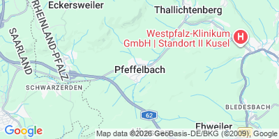 Karte Pfeffelbach