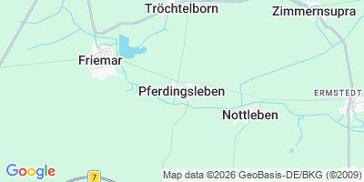 Karte Pferdingsleben