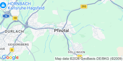 Karte Pfinztal