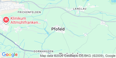 Karte Pfofeld
