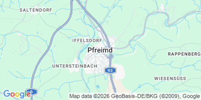 Karte Pfreimd